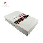 350gsm White Cardboard Weave Hair Packaging Box , Lid And Base Box