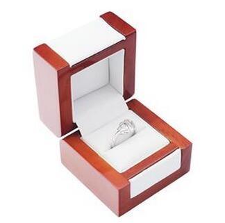 Elegant Jewelry Handmade Wooden Boxes , Solid Wood Jewelry Box With Long Lasting