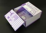 Elegant Chipboard Gift Boxes , Chipboard Jewelry Boxes 2 Side Flaps Opened