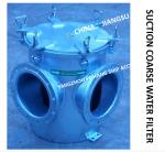 AUXILIARY EQUIPMENT SEAWATER PUMP COARSE WATER FILTER, STRAIGHT SUCTION COARSE