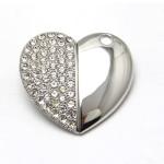 Bulk Custom Crystal Wedding Gifts Rose Gold Crystal USB Stick Gift OEM LOGO