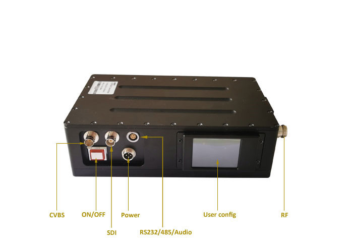 Long range UAV Video Link 20W COFDM Digital Wireless Vdieo Transmitter Encrypted