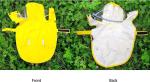 Dog Waterproof Raincoat with Poncho Hoodie, High Reflective Adjustable Yellow