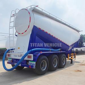 Wholesale TITAN New 3 Axle 40ton 50ton V Type Dry Powder Cement Bulker Bulk Cement Tanker Trailer from china suppliers