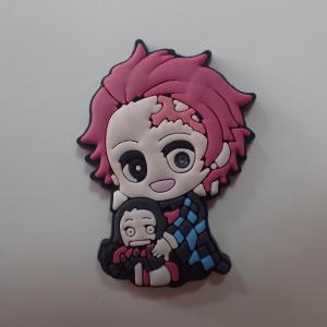 Wholesale Relief Logo PVC Rubber Patch Cartoon Character Fashion Silicone Badge from china suppliers