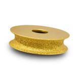 Vacuum Brazed Stone Edge Diamond Bore Profile Grinding Wheel 64-134mm Metal
