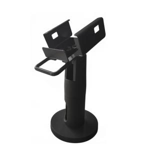 China Adjustable Payment POS Terminal Stand Black Rotation Bracket For Retail Store on sale