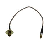SMA 4 Holes Female With RG178 Coaxial Pigtail RF Cable To MMCX Male