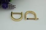 15MM Fashion Small Metal D Ring Buckle,Nickel Color D-ring Bag Accessories