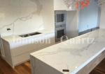 93% Quartz Crystal Quartz Stone Countertops Vanity Top / Table Tops Quartz Stone