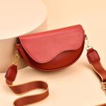 2024 Pu Leather Ladies Hand Bag with Zipper Closure Newest Trendy Fashion