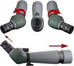 ED Glass Sniper Spotting Scope 20-60x80 Target Shooting Hunting Bird Watching