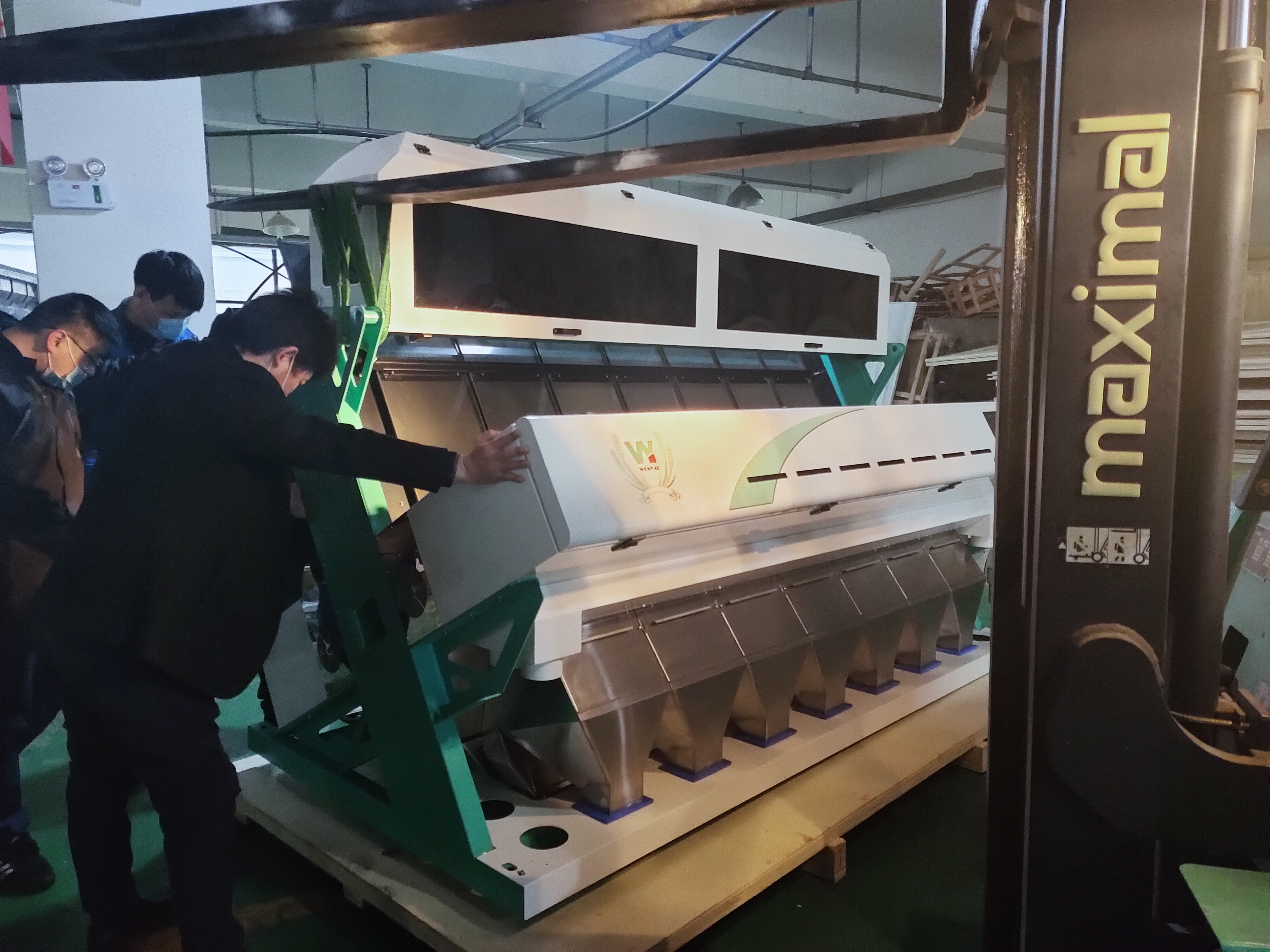 Poland Rye Beans Color Sorter Machine For White Beans Sorting And Cleaning