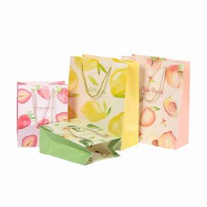 Wholesale Personalized paper 8x4x10 Gift Bags Packaging Shopping For Children Kids Birthday Party from china suppliers