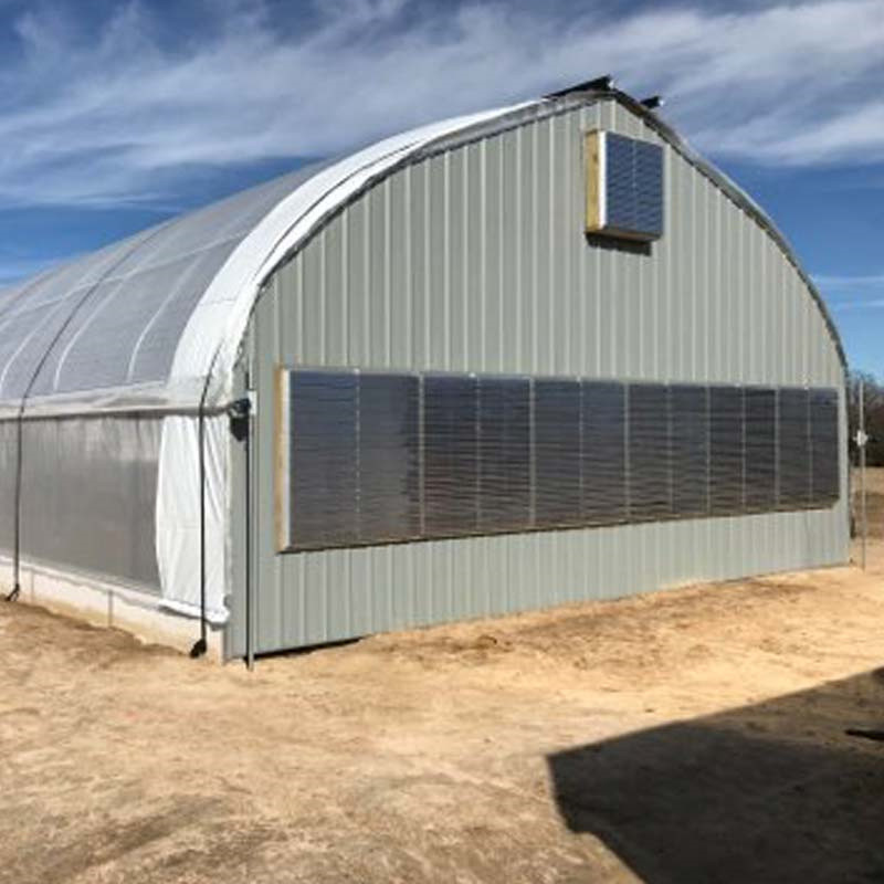 Load 15KG/M2 Black Out Light Deprivation Greenhouse With Ridge Vents