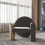OEM Creative Fabric Leisure Chair Ins Style Single Fabric Sofa