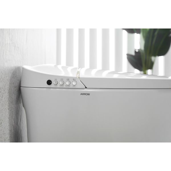 Close-up of ceramic finish and quality