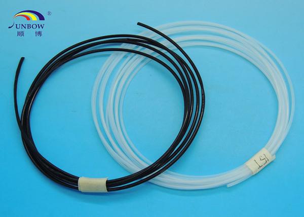White or Black PTFE Hose / Tubing / Sleeving for Electric Products -80ºC ～ 260ºC