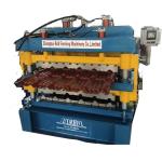 Double Layer Roofing Corrugated Sheet Roll Forming Machine / Steel Roofing