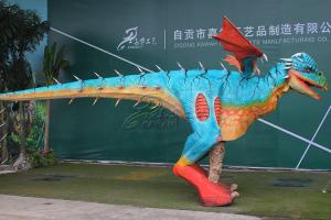 Wholesale Long 4m Handmade Electric Realistic Dinosaur Costume Display Commercial Square from china suppliers