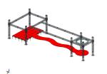 Aluminum C Channel Steel Curved Roof Truss Semi Circle Outdoor