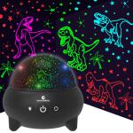 FCC Dinosaur Starry Night Light Projector 9 Color Adjustable For Kids