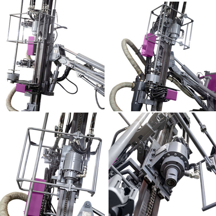 8900*2250*2650MM Hydraulic Drilling Rig Travelling Speed 1.5-3 km/h for Mining Rock Blast Hole Drilling