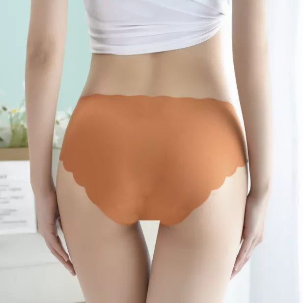 M-XXL Ice Silk Seamless Underwear One Piece Breathable Women Underwear