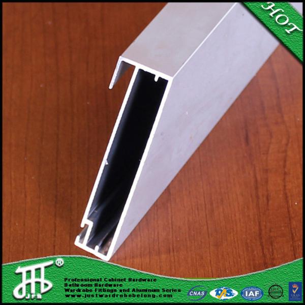 anodizing silver aluminum profile for cabinet glass door frame aluminum profiles