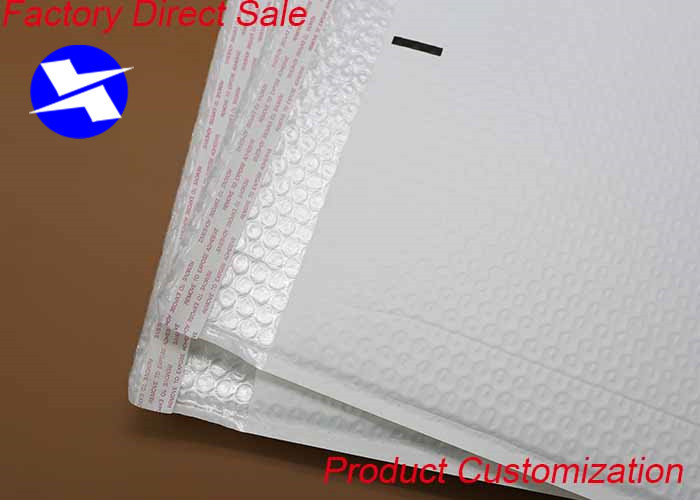 Poly Costom Bubble Padded Mailing Envelopes 4*8 6*8" Inches White Printing Logo