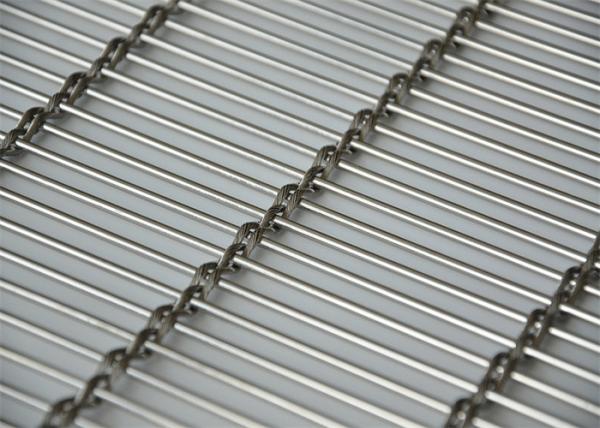 Flexible 316 Stainless Steel Decorative Wire Mesh Architectural For Stair