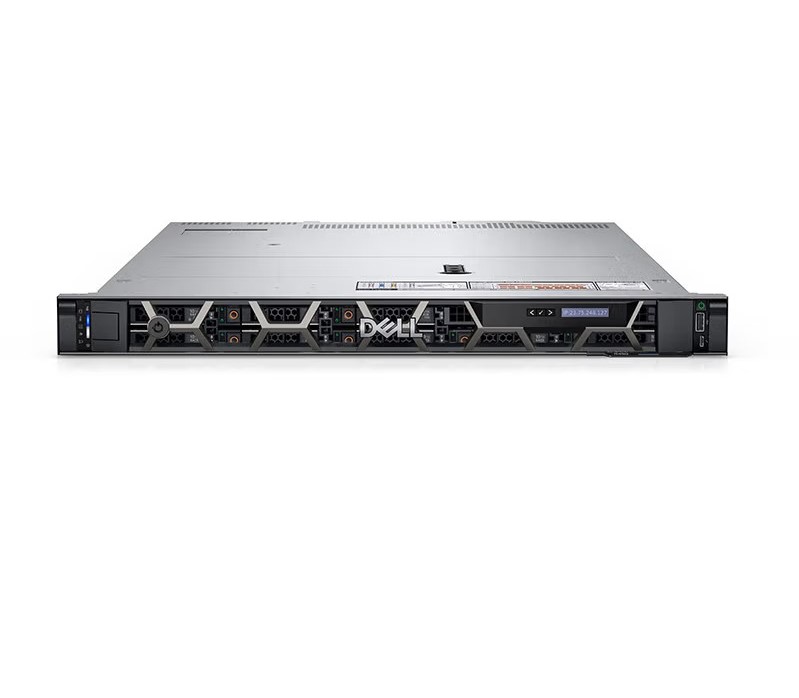 De-ll PowerEdge R450 rack Xeon 1U server host(4310/64G/H750/960G*3/600W*2)