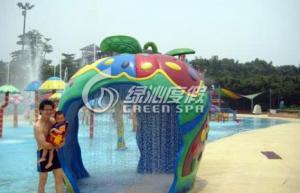 Wholesale Family Members Water Fun Game Apple House for Giant Park Play Equipment from china suppliers