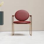 Metal Western Industry SS Dining Chairs Red for Restaurant Cafe