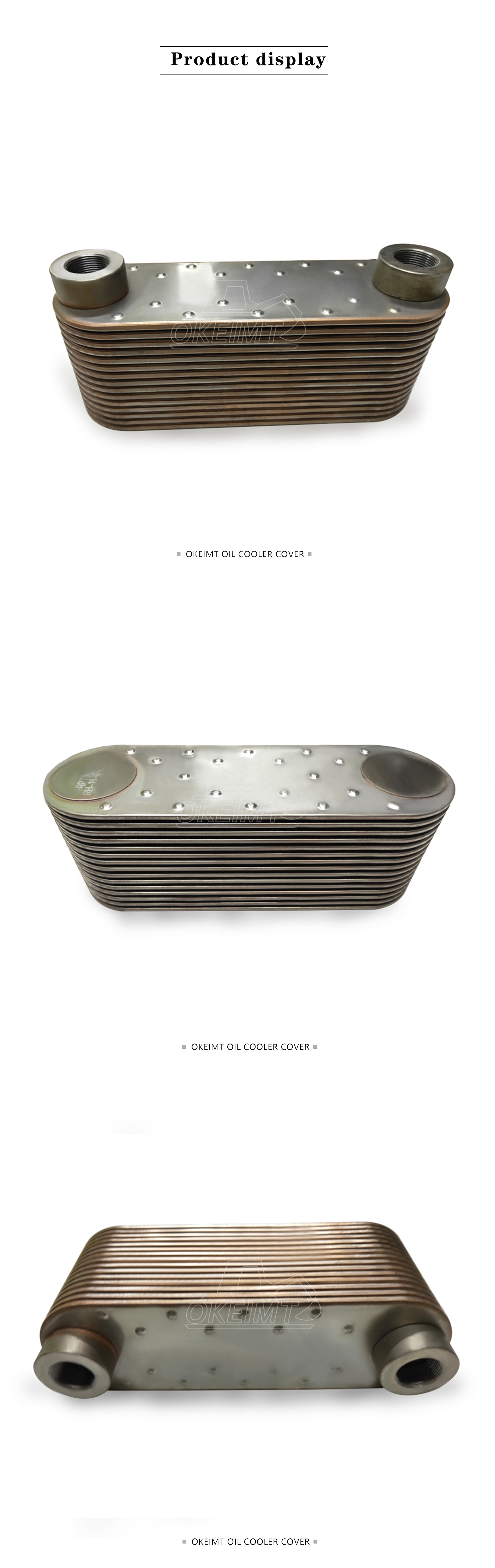 Engine Oil Cooler D7D-15P or D7D Excavator Oil Cooler Core Radiator Core For Deutz EC240 EC290 20715681