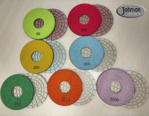 Wholesale 5 inch Ceramic Bond Dry Diamond Polishing Pads for Concrete high Effective from china suppliers