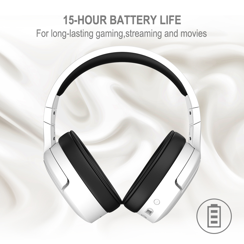 AAC Codecs Waterproof Function Wireless Gaming Headphone 2.4 G For Serious Gamers