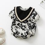 Wholesale Baby Boy Romper Sets Summer Plain Organic Baby Girl Jumpsuit Bodysuit