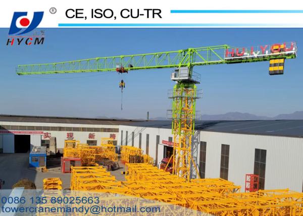 380V/60hz Power Supply 1600*1600*2500mm Mast Top Slewing Crane PT5210 Topless