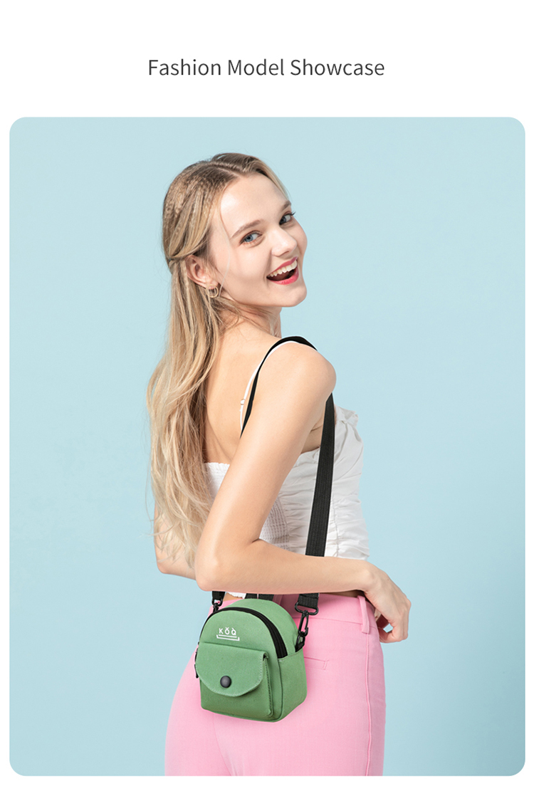 Messenger Casual Small Canvas Bag Korean Version Cute Girl Bouncing Di Small Bag
