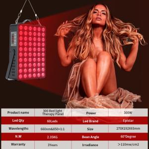 Wholesale Dual Chip 660nm 850nm Red Light Therapy Panel LED Infrared 300W from china suppliers
