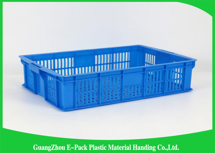 Mesh Plastic Food Crates Moving Storage Environmental Protection For Supermarkets