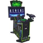 Adult 2 players arcade coin operated vibration Aliens gun shooting simulator