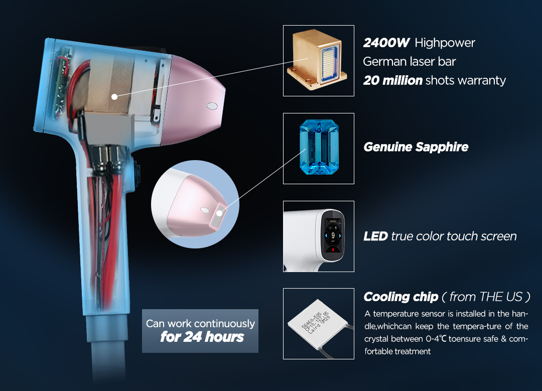 ADSS Diode Laser Hair Removal Machine 940nm 808nm 755nm 1064nm
