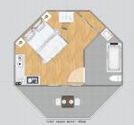 Overwater Bungalow Resort Inn Waterproof Ventilation Light Steel Frame