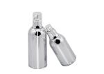 UKA55 PMMA Vacuum Pump Bottle Silver Airless Pump Packaging 35ml 50ml 100ml