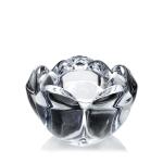 Flowers Tea Light Candle Holder Lead Free Crystal Glass Creative Party