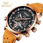 Online Shopping free shipping luxury brand tourbillon leather men watches in