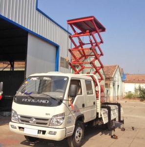 Wholesale 6 Meters 500KG Loading Capacity Industrial Hydraulic Lifting Truck Mounted Scissor Lift from china suppliers
