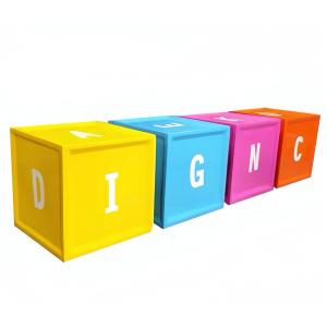 Wholesale Outdoor Alphabet Stool School Kindergarten Chair Fibreglass from china suppliers